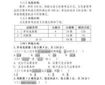 2023年河北省高職單招考試十類 和高職單招對(duì)口電子電工類、對(duì)口計(jì)算機(jī)類 文化素質(zhì)（數(shù)學(xué)）考試大綱